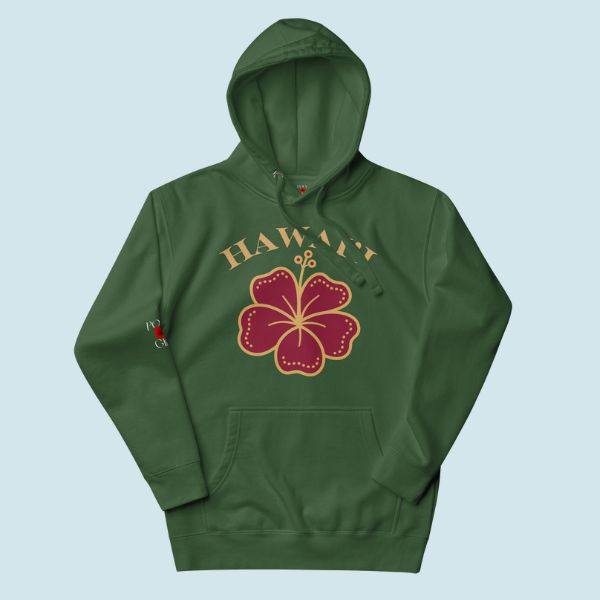 poly-girl-hawaii-hibiscus-hoodie in green